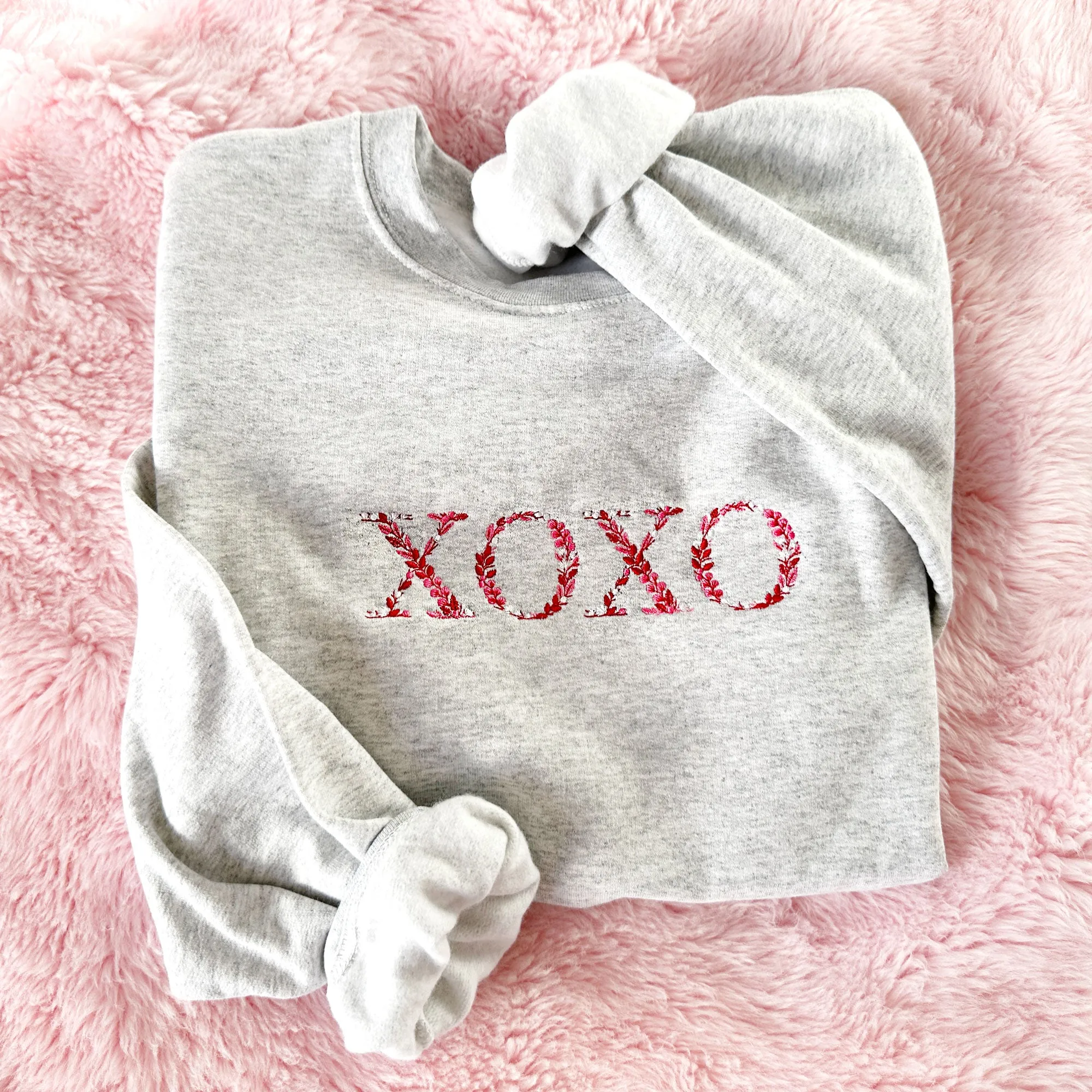 Floral XOXO Embroidered Gemma Sweatshirt