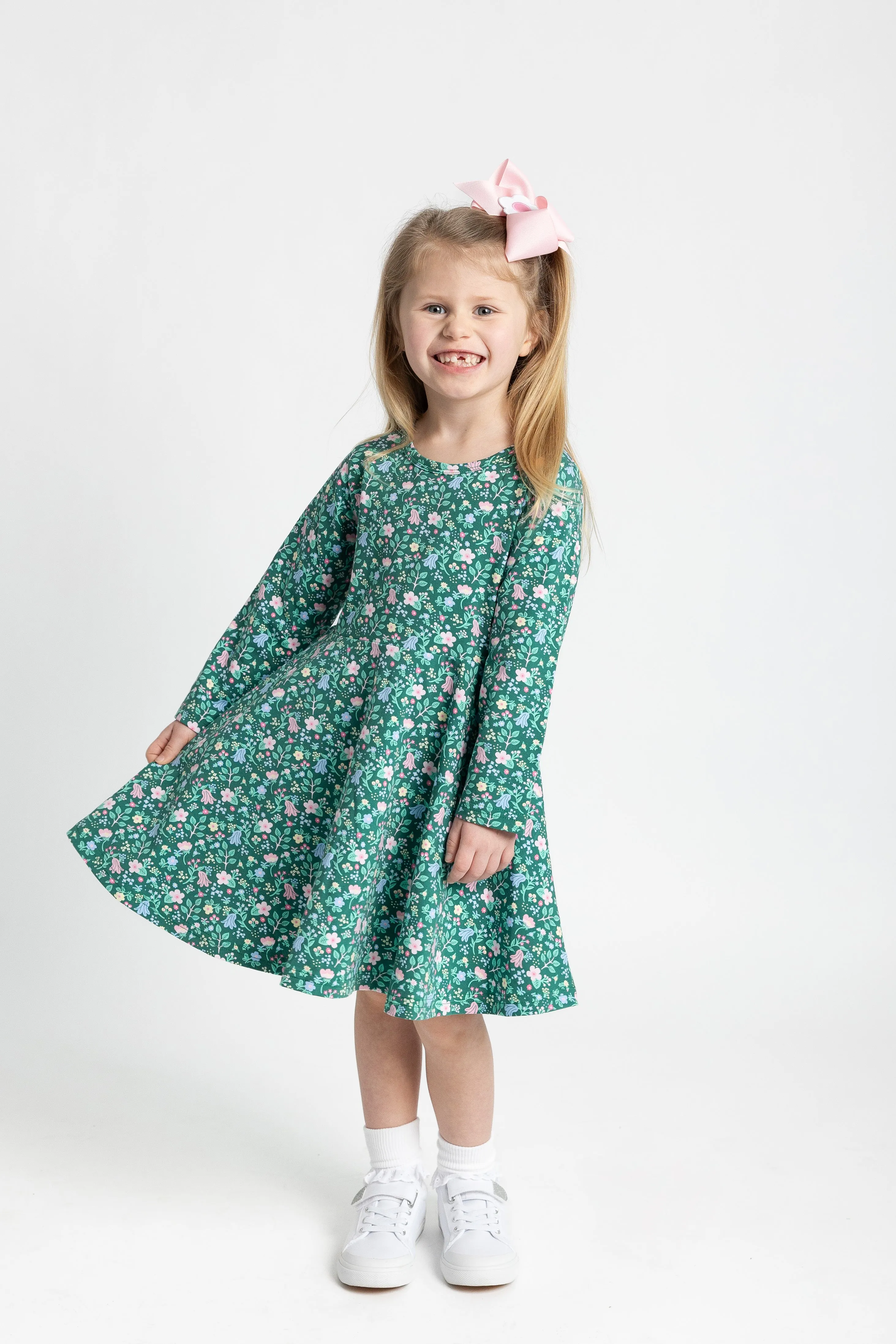 Florence Eiseman Floral Knit Dress