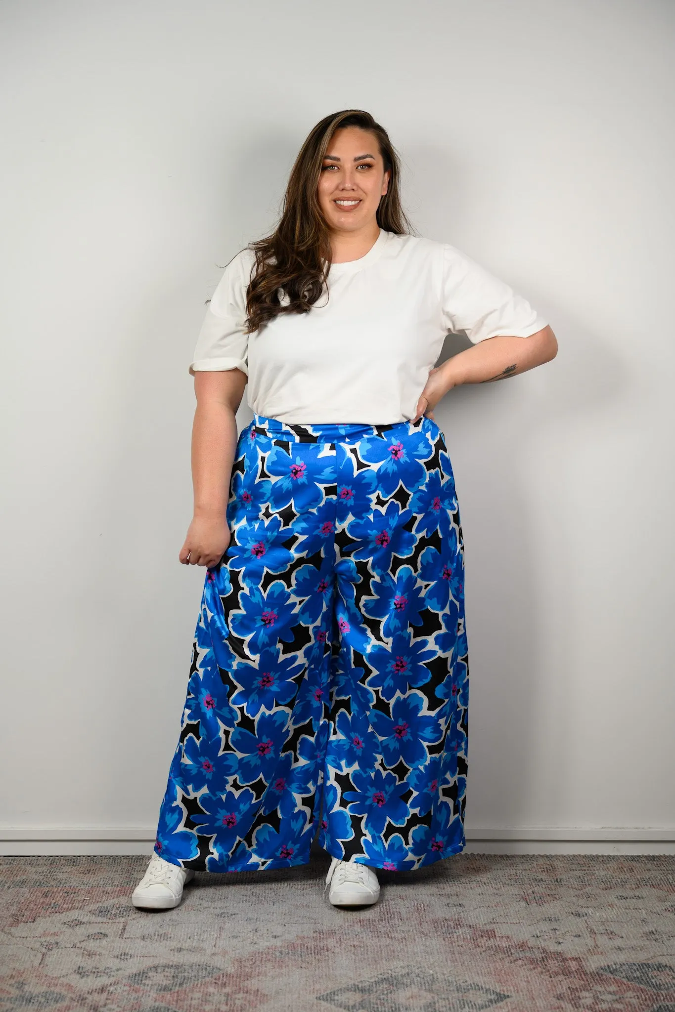 Florence Pants - Retro Blue