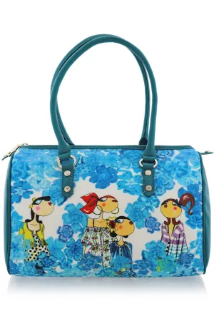 FLORENTINA Large Azzurro Bag