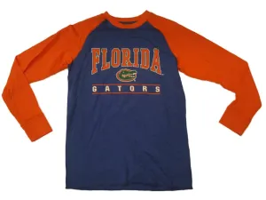 Florida Gators Colosseum YOUTH Boy's Blue & Orange Long Sleeve T-Shirt 12-14 (M)