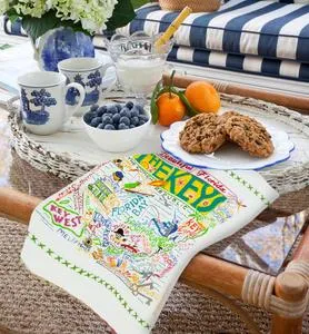 FLORIDA KEYS DISH TOWEL BY CATSTUDIO