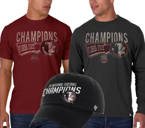 Florida State Seminoles 2013 BCS National Champs 47 Brand Shirts/Hat Pack