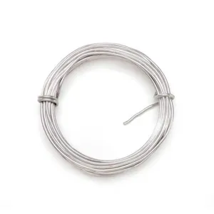 Florist Wire Aluminum 12 Gauge Silver 5 yards