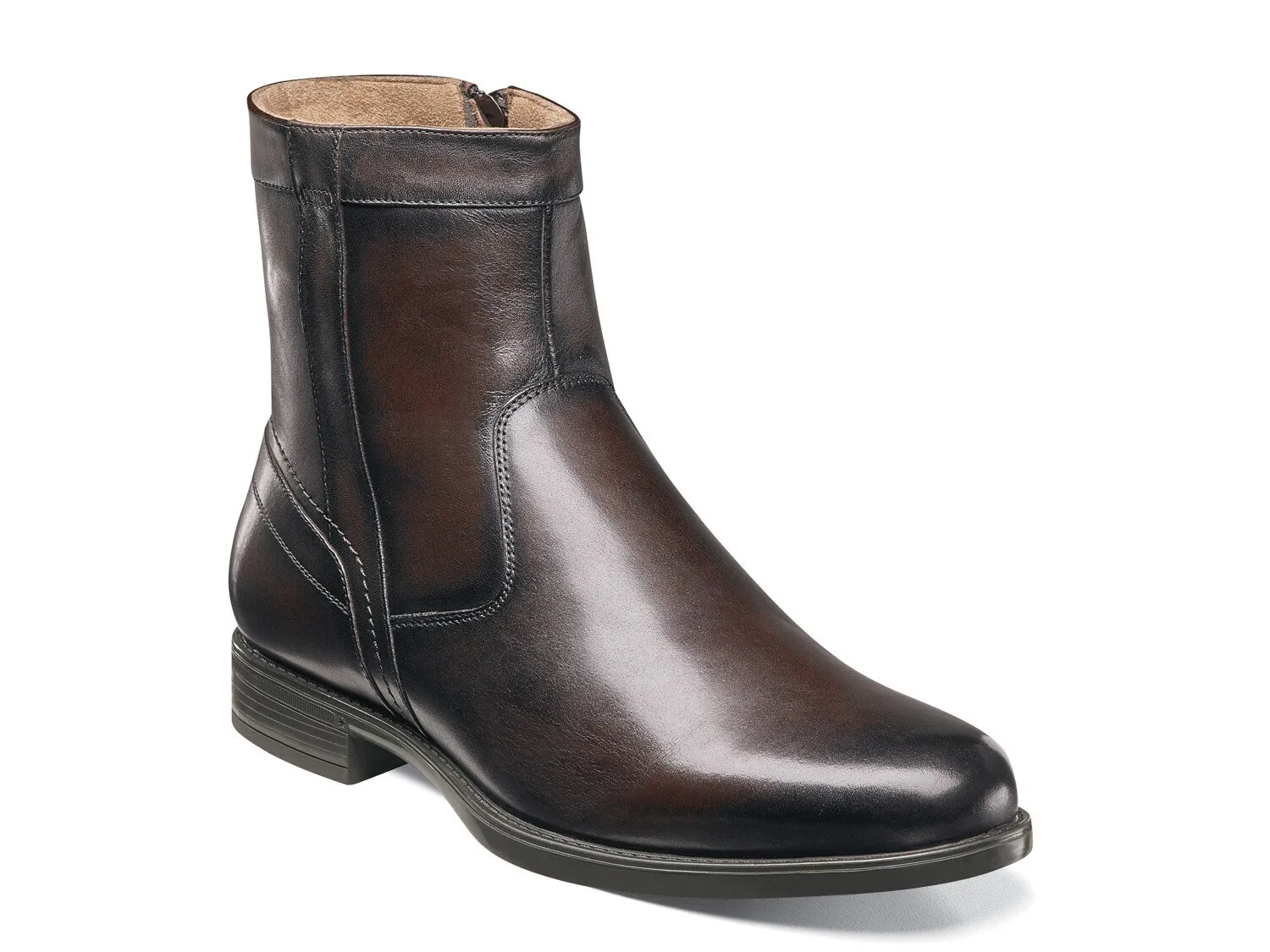 Florsheim Midtown Plain Toe Boots, Dark Brown