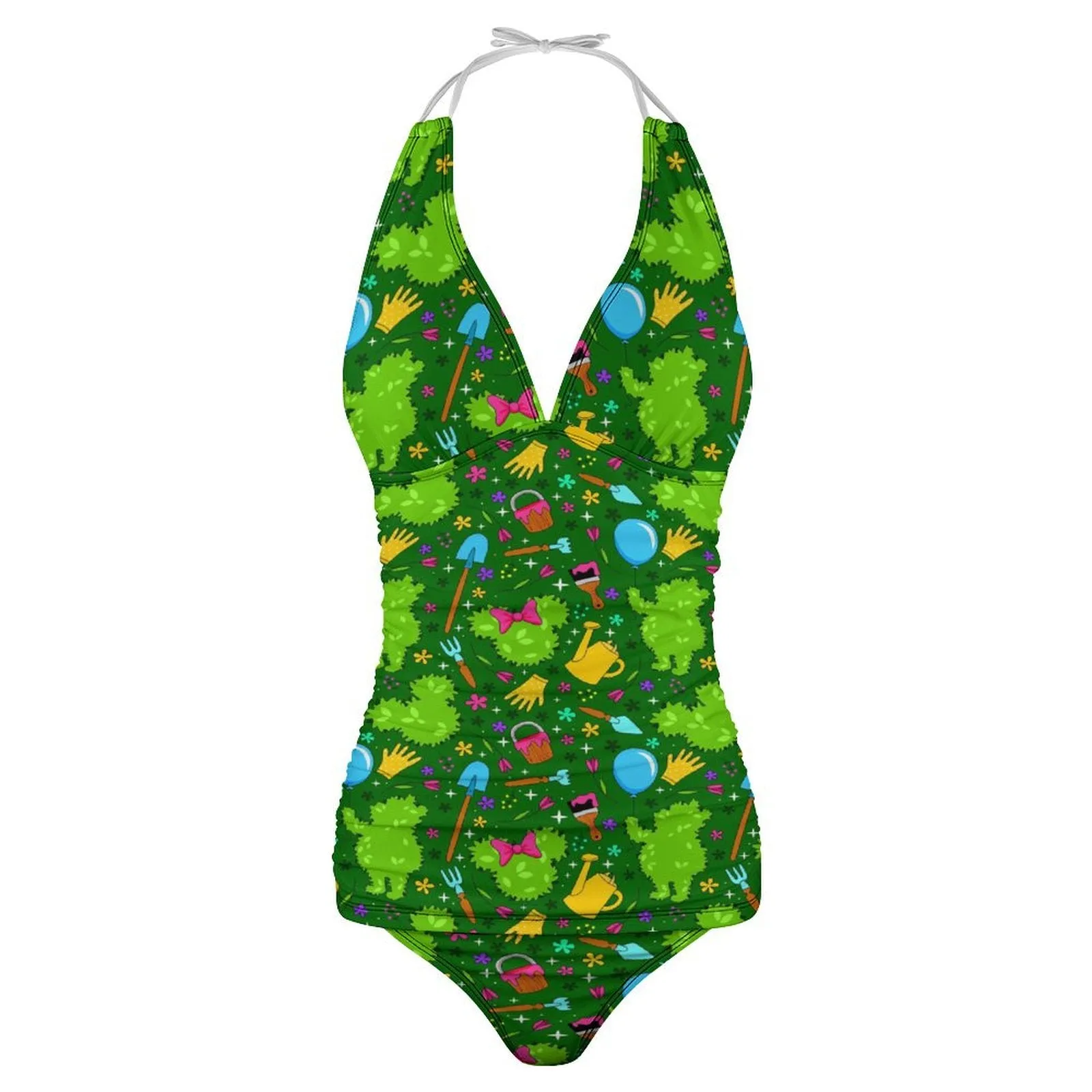 Flower And Garden Women's Split Swimsuit