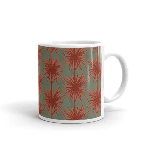 Flower Power Coffee Mug – Coral