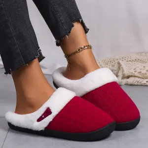 FluffKnit Cozy Plush Slippers | Fluffy Indoor Slippers