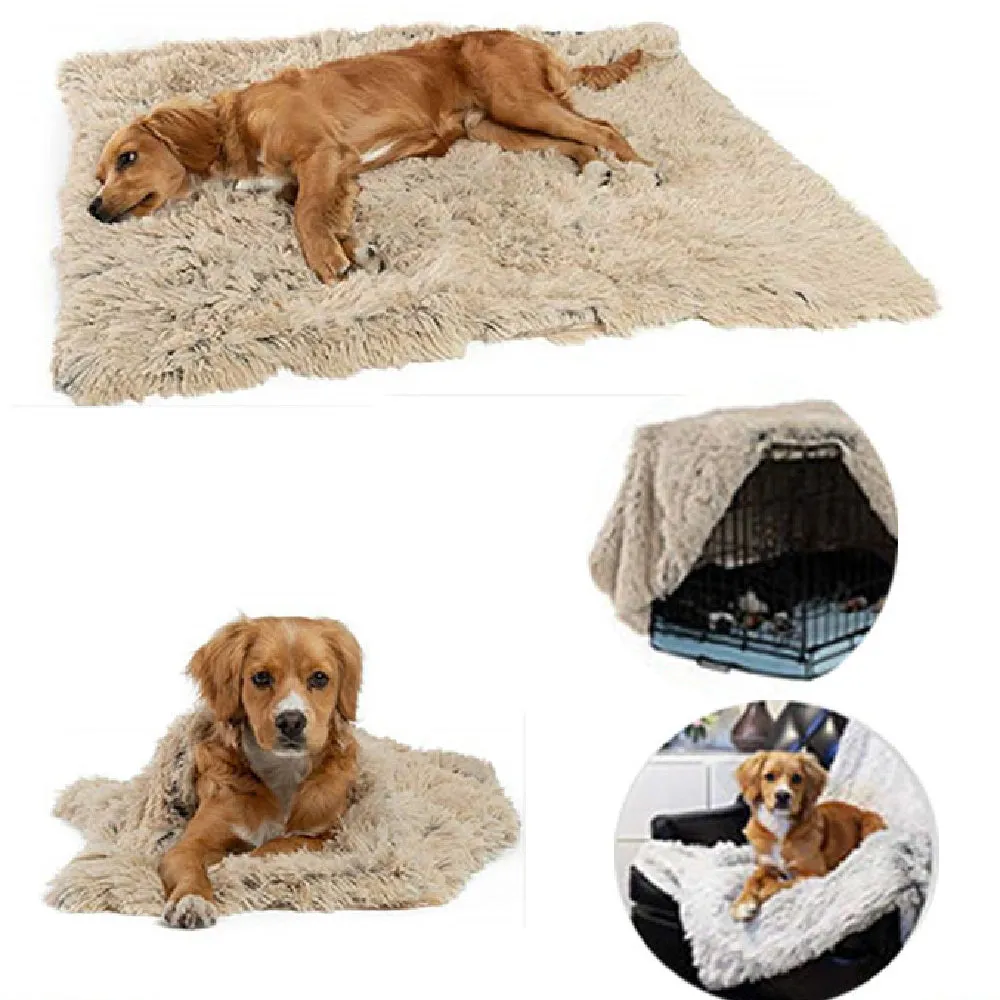 Fluffy Furry and Soft Cat Dog Blanket Soft Warm Pet Throw Wool Blanket Pet Relaxing Mat -Soft Blanket for furry friend