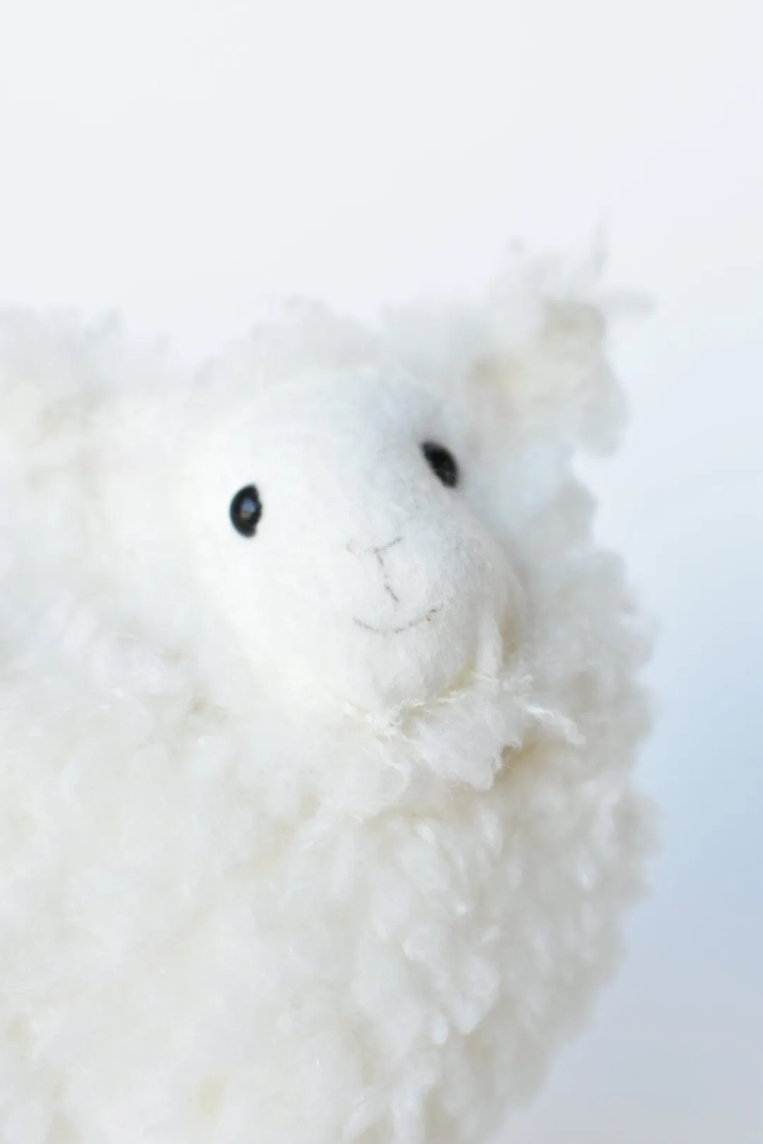 Fluffy Little Lamb Figures - Set of 2