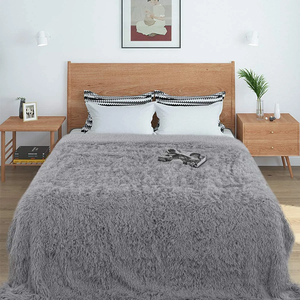 Fluffy Winter Bedspread Blanket