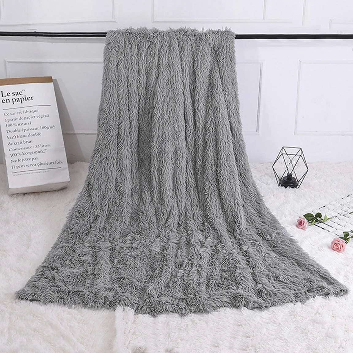 Fluffy Winter Bedspread Blanket