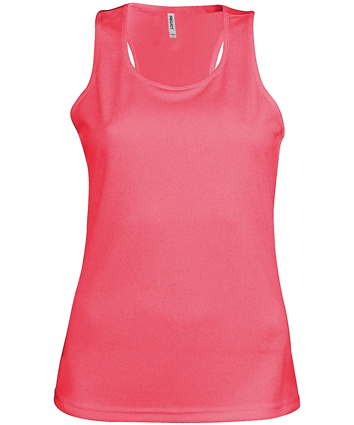 Fluorescent Pink - Ladies' sports vest