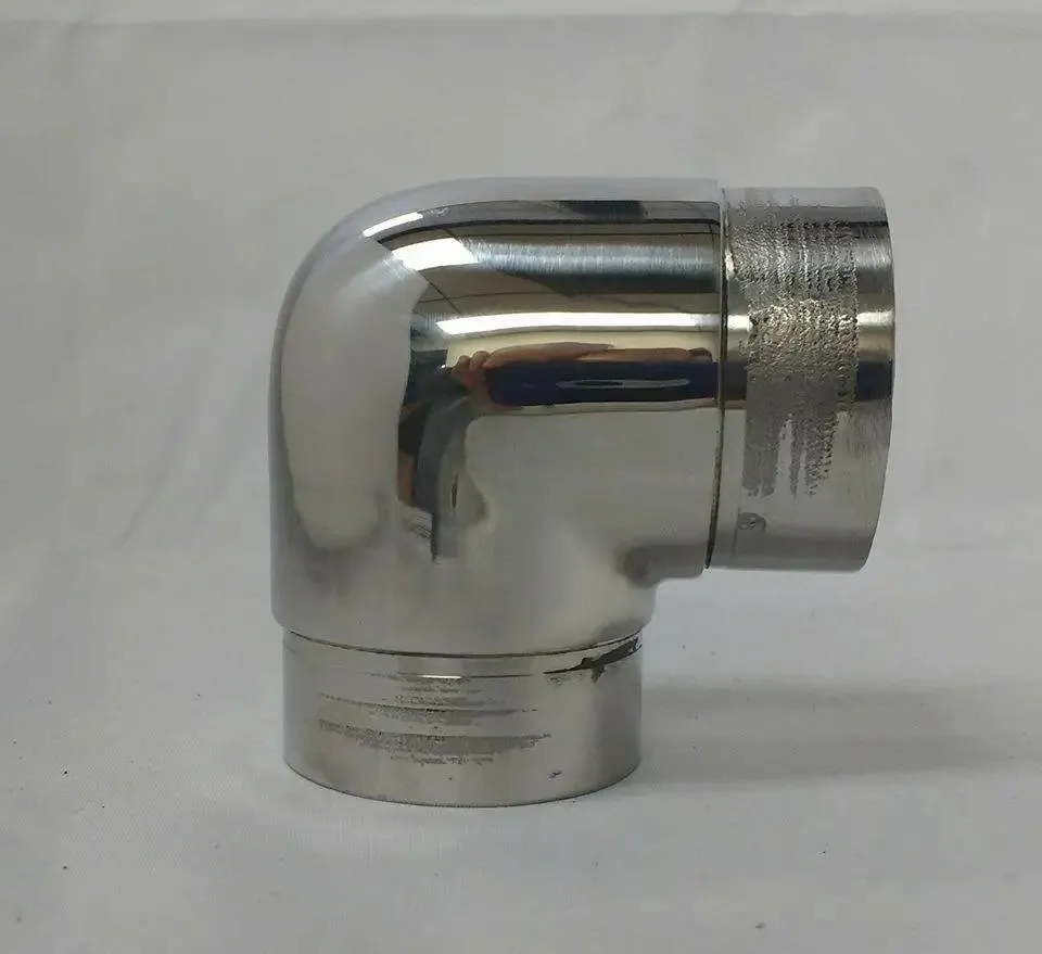 Flush Elbow for 3" Diameter Tubing