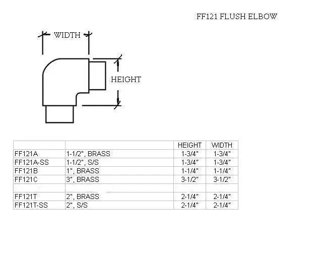 Flush Elbow for 3" Diameter Tubing