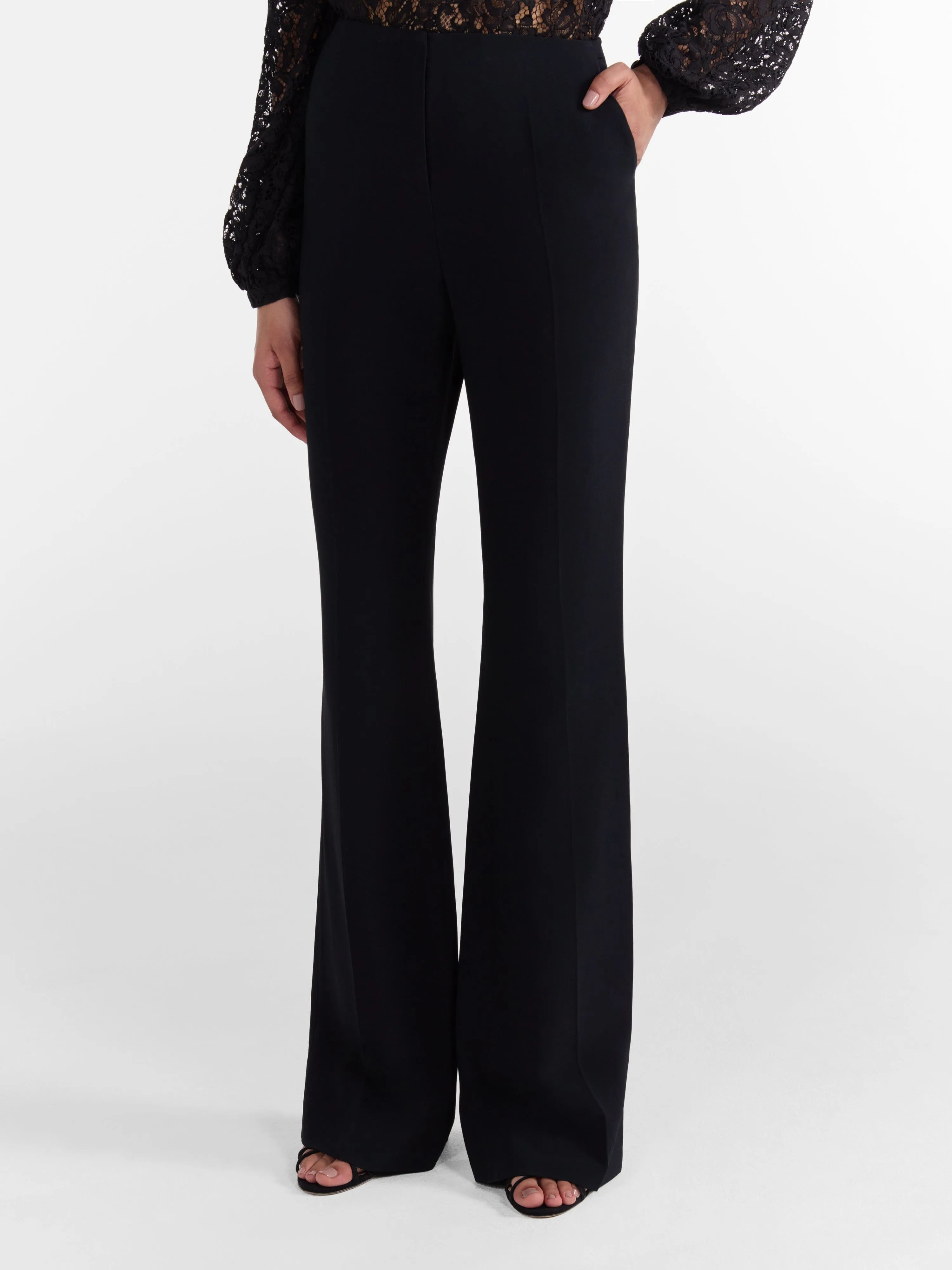 Flute B Trousers in Black