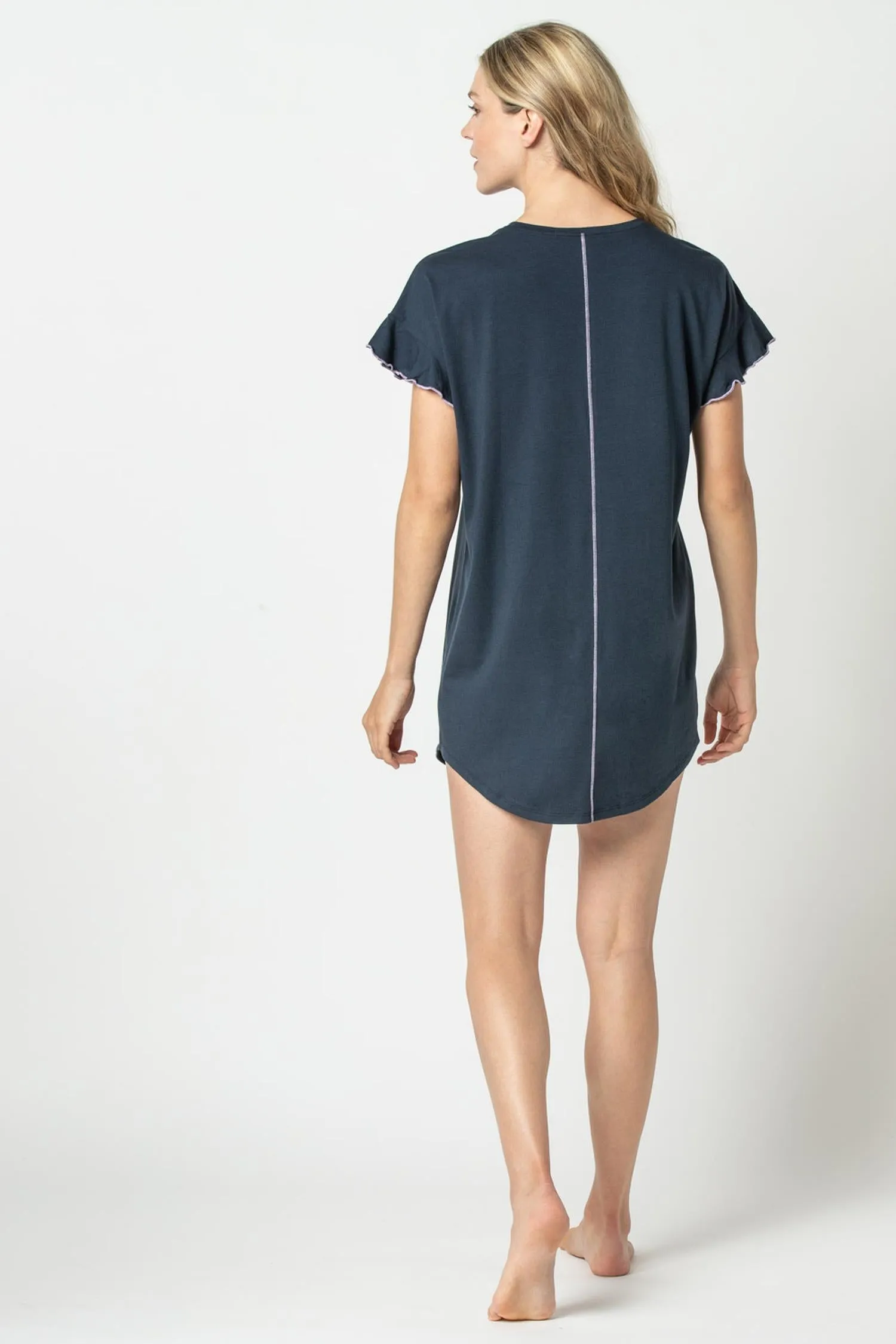 Flutter Sleeve Sleep Dress