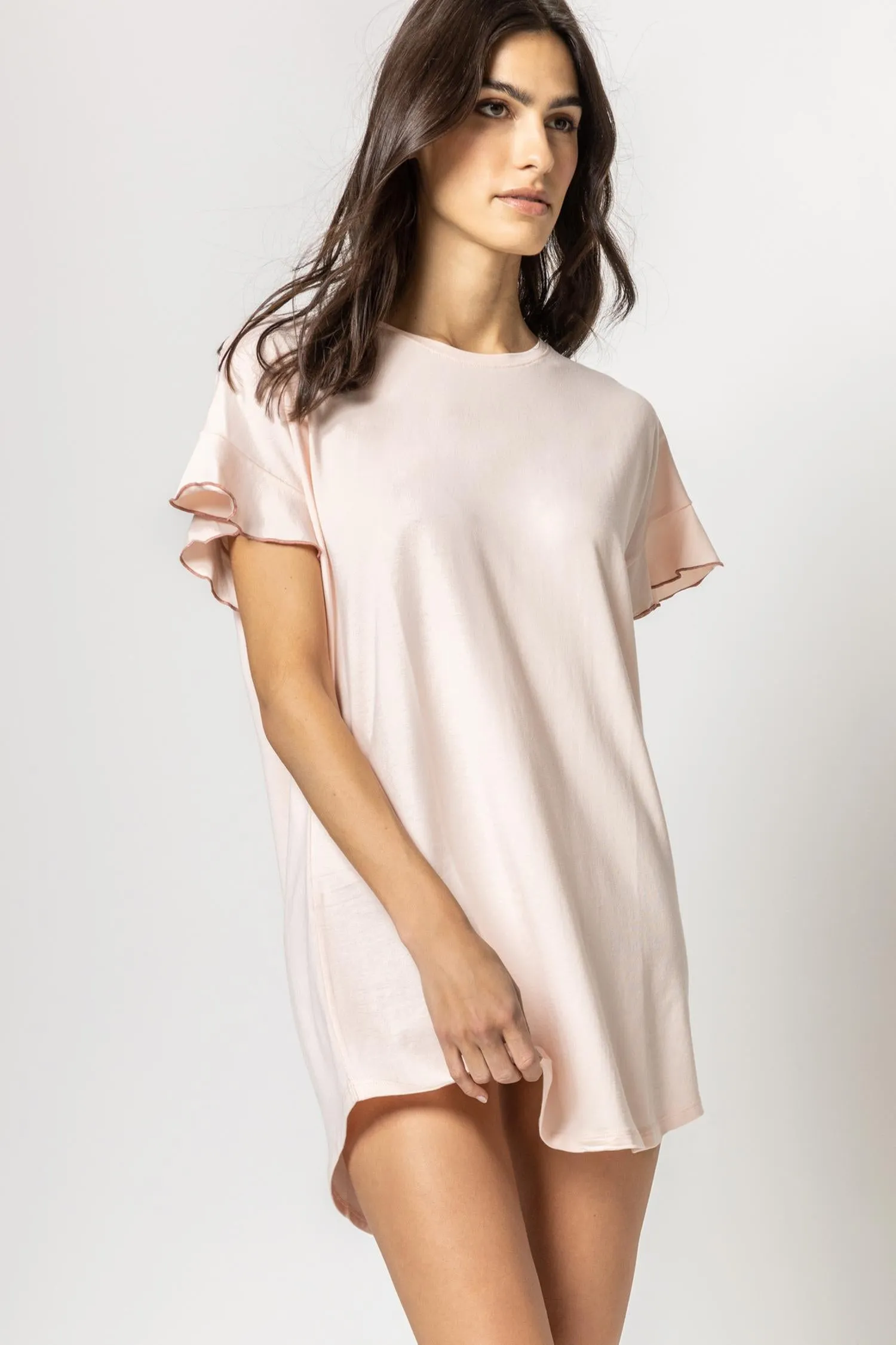 Flutter Sleeve Sleep Dress