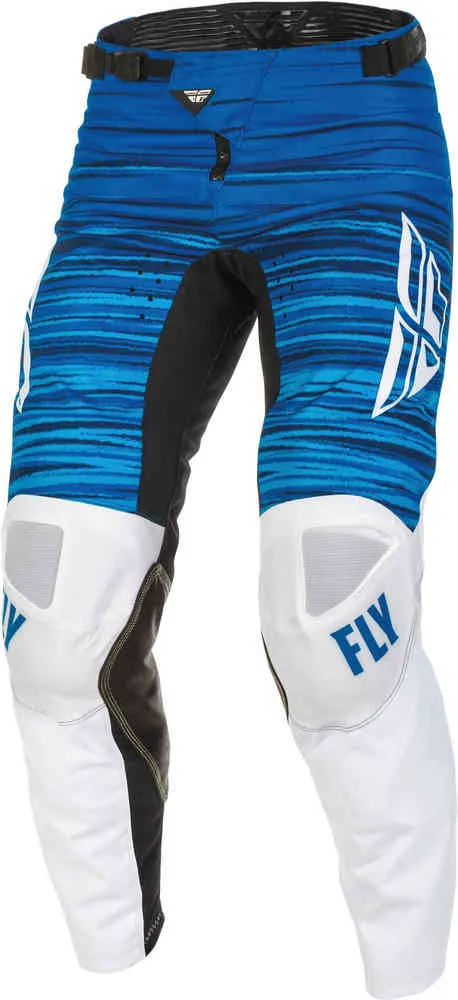 Fly Racing Kinetic Wave FLY Racing Motocross Pants, white/blue