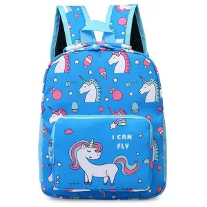 Flying Unicorn Backpack - Blue