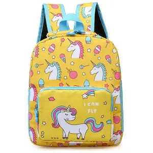 Flying Unicorn Backpack - Yellow