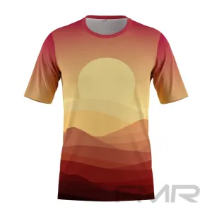 FMR Men's Dune Sunset Technical Short Sleeve Running Shirt