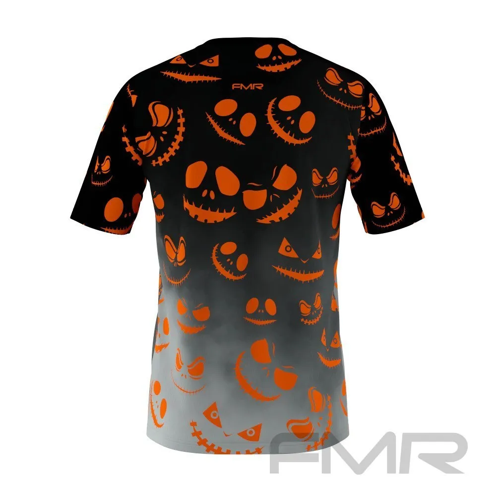 FMR Men's Halloween Print Short Sleeve Running Shirt