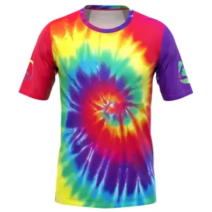 FMR Men's Tie Dye Technical Running Shirt