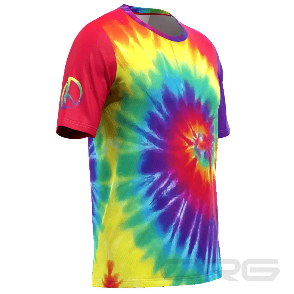 FMR Men's Tie Dye Technical Running Shirt