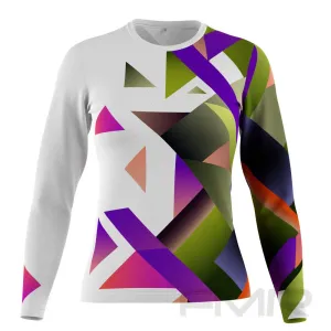 FMR Women's Geometry Technical Long Sleeve Running Shirt