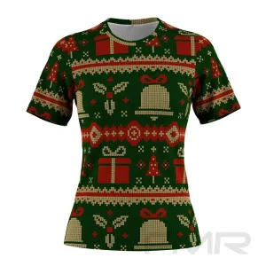 FMR Women's Green Ugly Sweater  Short Sleeve Shirt