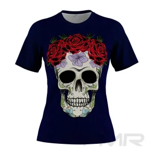 FMR Women's Santa Muerte Short  Sleeve Running Shirt