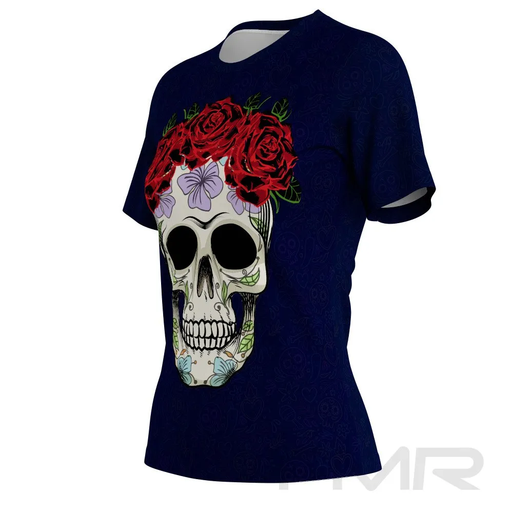 FMR Women's Santa Muerte Short  Sleeve Running Shirt