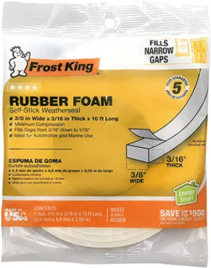 FOAM TAPE 3/8 IN X 3/16 IN