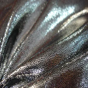 Fog Metallic Finish Spandex - Gunmetal