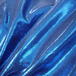 Fog Metallic Finish Spandex - Marine