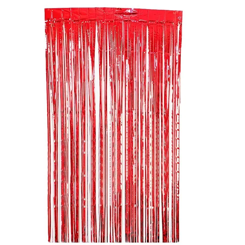 Foil Curtain Red 2mx1m