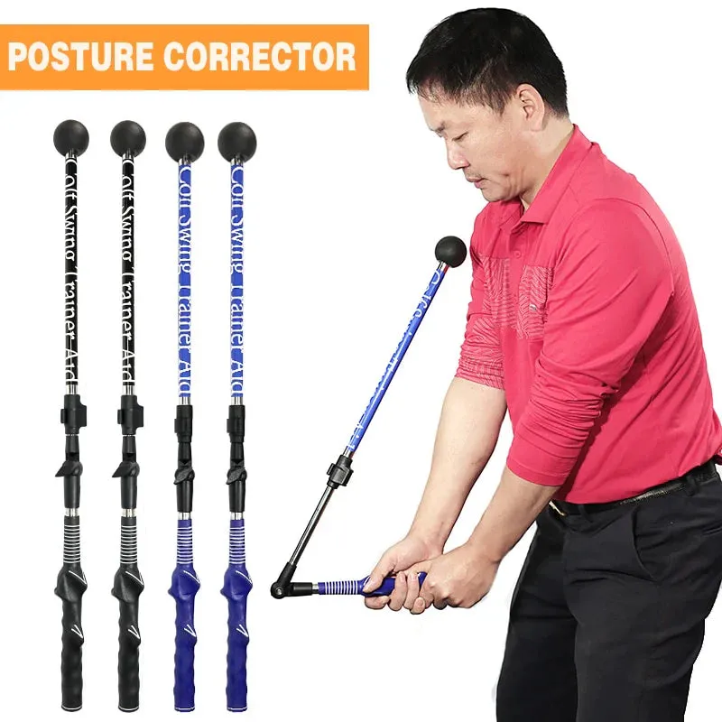 Foldable Golf Swing Training Aid Stick