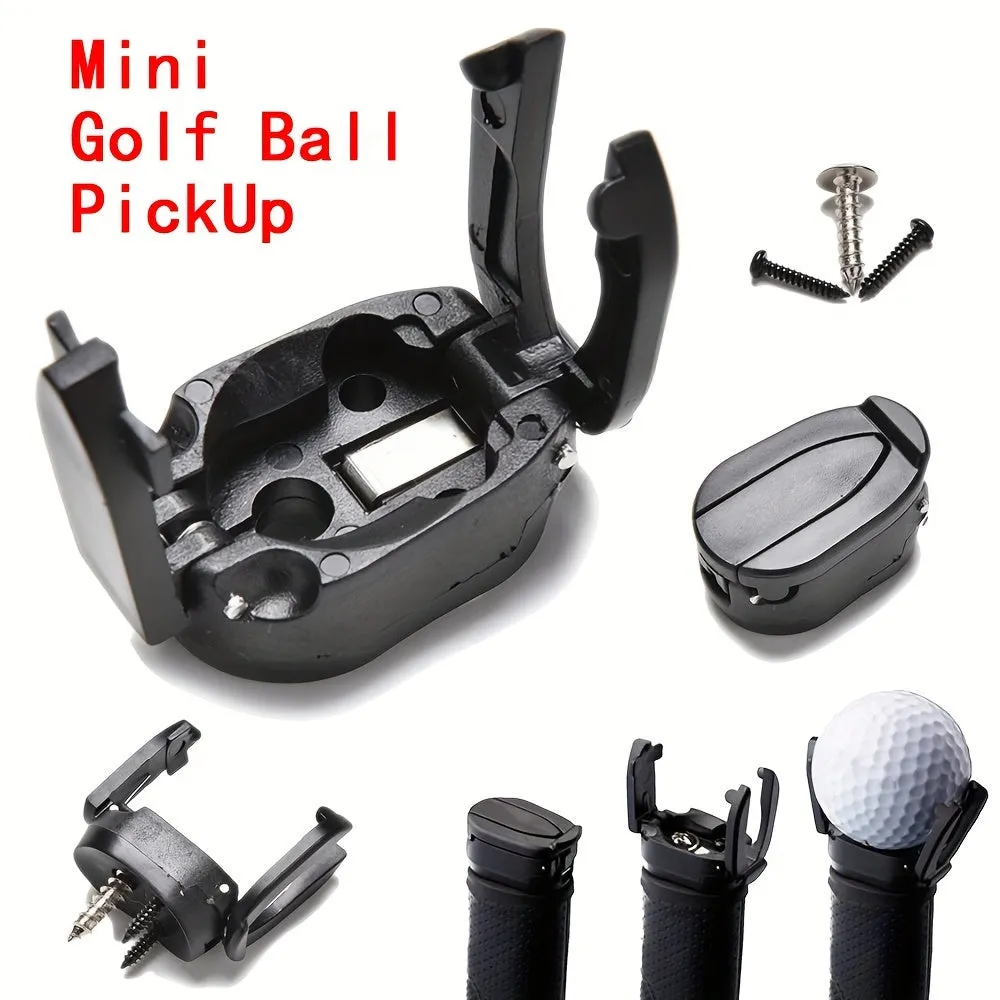 Folding Black Golf Ball Picker Durable and Easy to Use