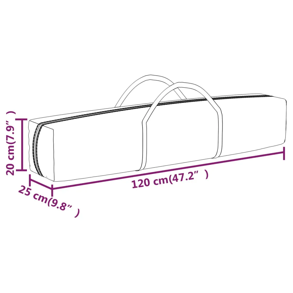 Folding Party Tent with Sidewalls Cream 2x2 m