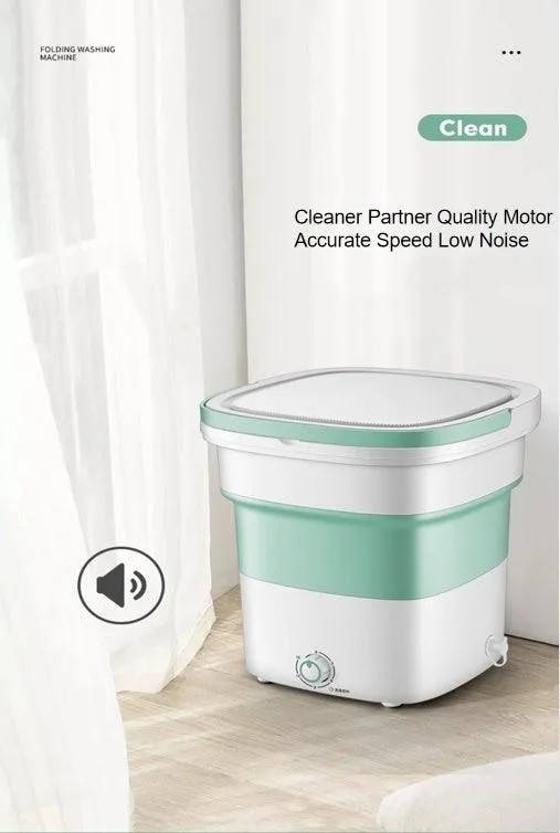 Folding semi-automatic ozone sterilizer mini washing machine