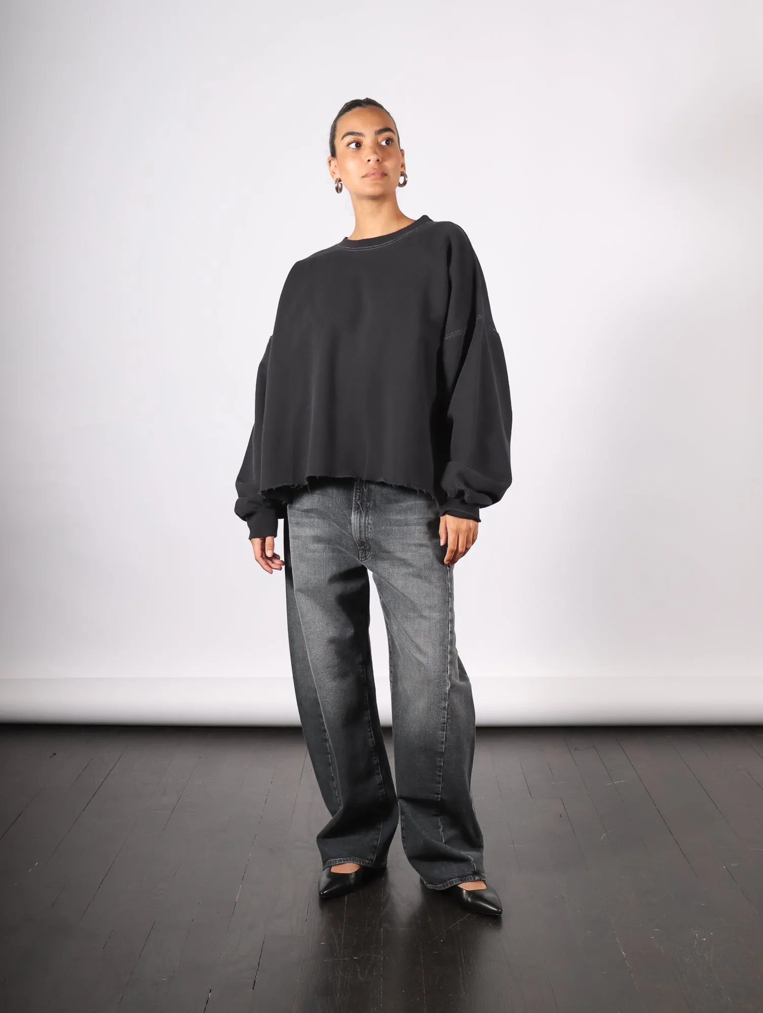 Fonder Sweatshirt in Charcoal by Rachel Comey