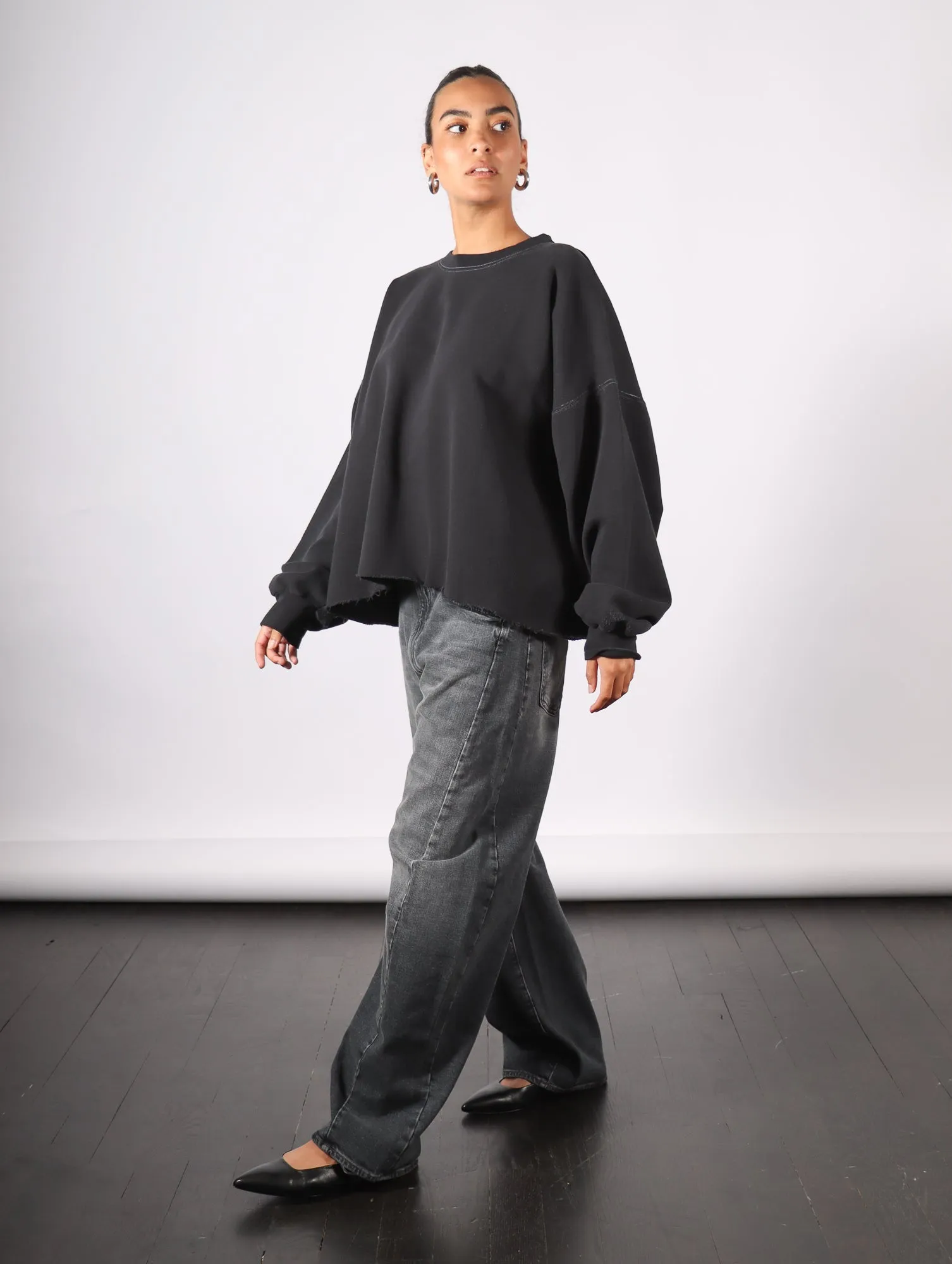 Fonder Sweatshirt in Charcoal by Rachel Comey