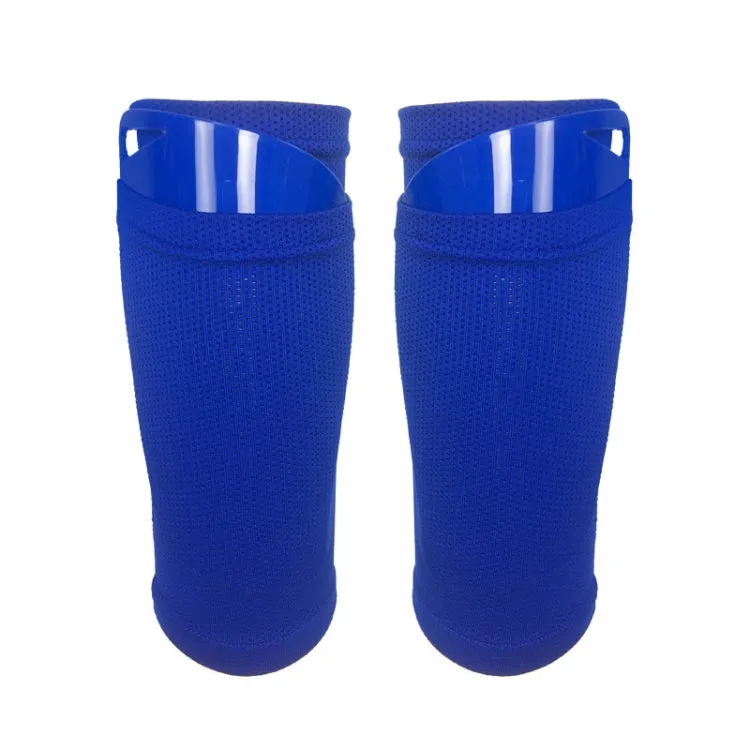 Football Shin Pads   Socks Sports Protective Equipment, Color: Dark Blue (M)