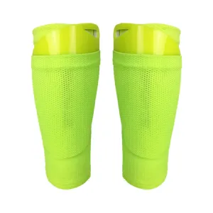 Football Shin Pads   Socks Sports Protective Equipment, Color: Fluorescent Green (M)