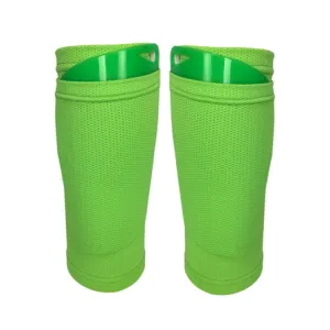 Football Shin Pads   Socks Sports Protective Equipment, Color: Green (S)