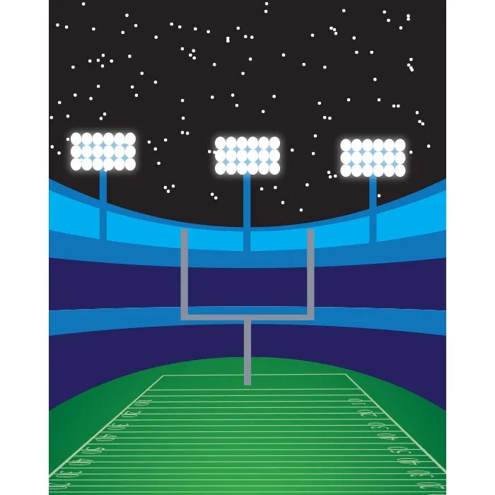 Football Stadium Printed Backdrop