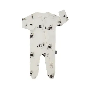 Footed Zipper Sleeper - Panda