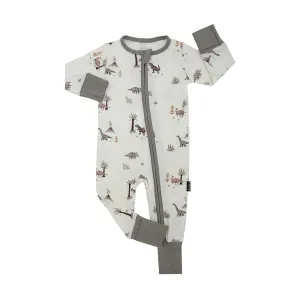 Footless Sleeper with Fold-Over Cuffs - Dinoland