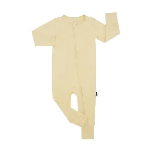 Footless Sleeper with Fold-Over Cuffs - Mellow Yellow